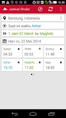 jadwal sholat aplikasi orang muslim