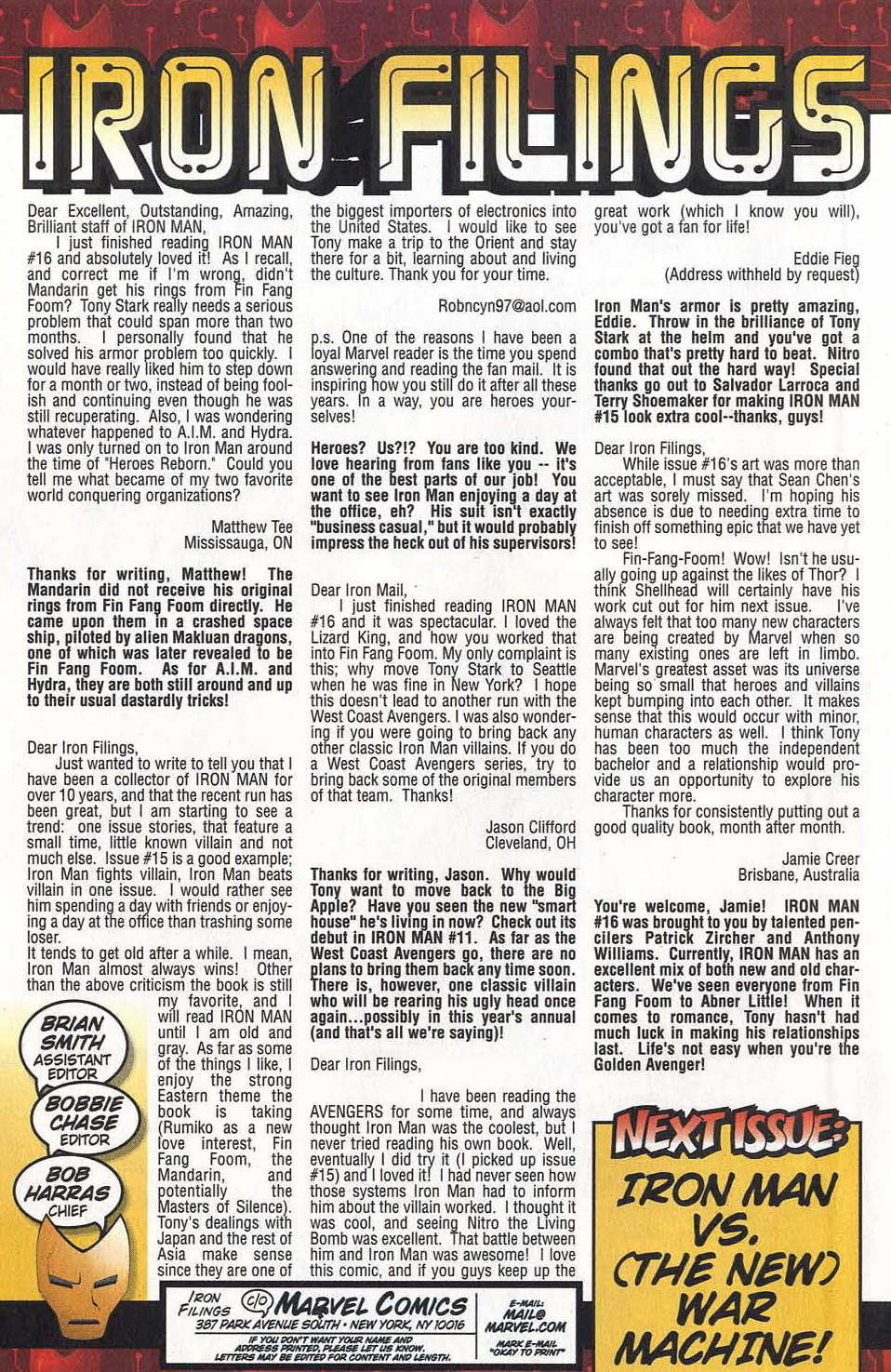 Read online Iron Man (1998) comic -  Issue #18 - 31