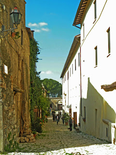 A street in Farfa, Sabina
