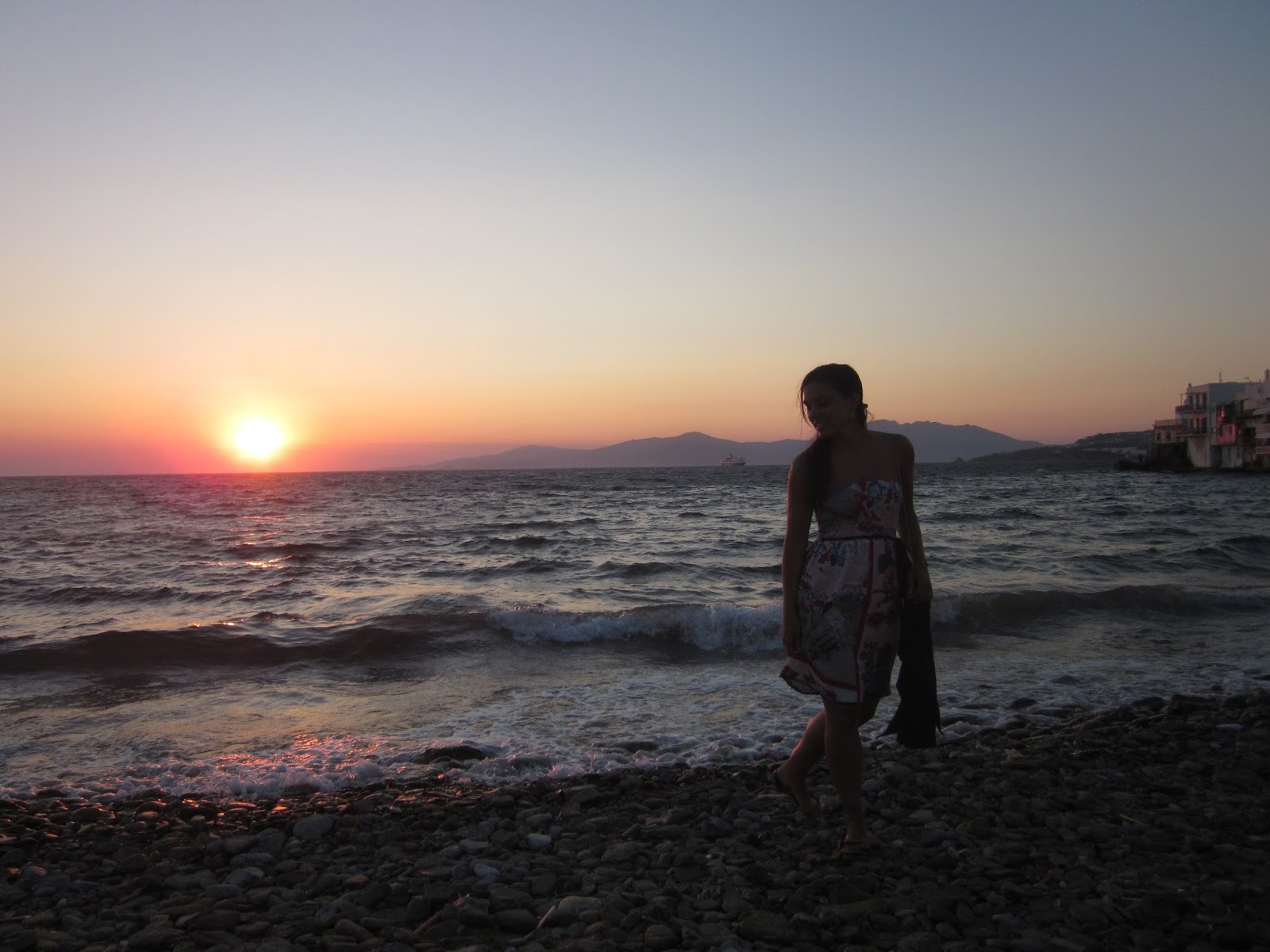 Atardecer en Mykonos Atardecer en Mykonos