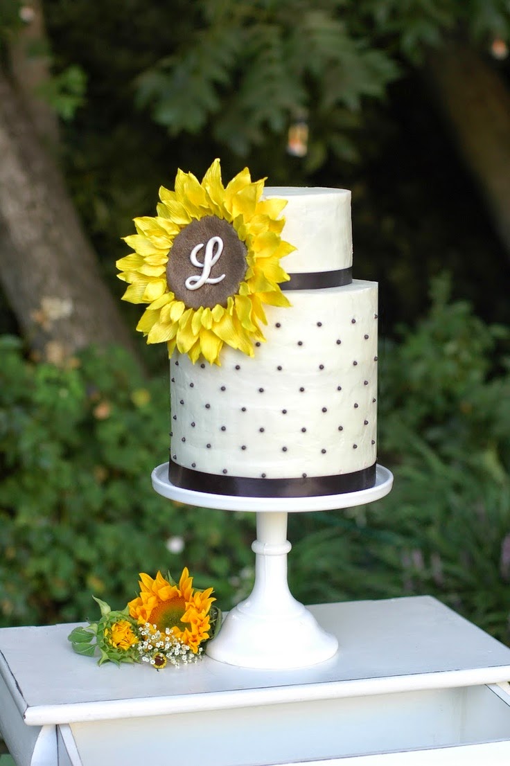  Sunflower  Wedding  Cake  Wedding  Stuff Ideas