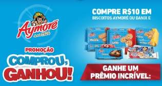 Cadastrar Promoção Aymoré Comprou Ganhou Experiências - Biscoitos Aymoré e Danix