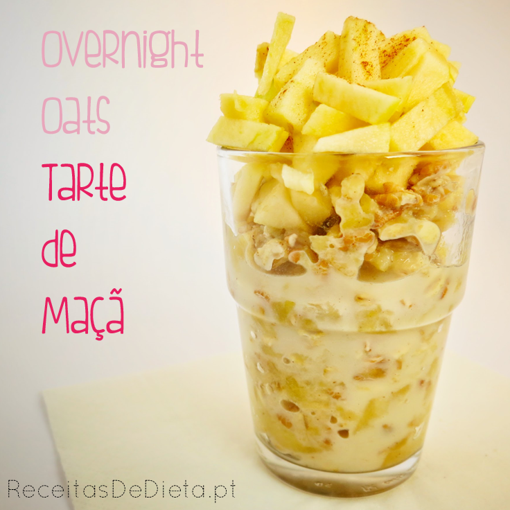 Overnight Oats Tarte de Maçã