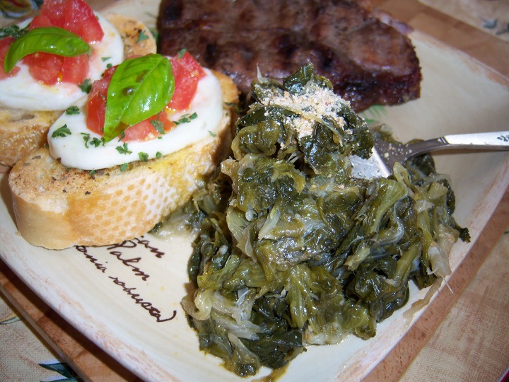 Italian Utica Greens Recipe What's Cookin' Italian Style Cuisine