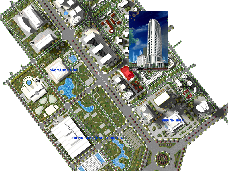 Vị Trí Thăng Long Royal Plaza Vị Trí Thăng Long Royal Plaza