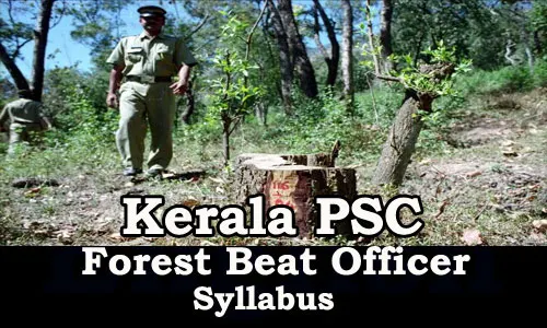 Kerala PSC Forest Beat Officer Sylabus 2016