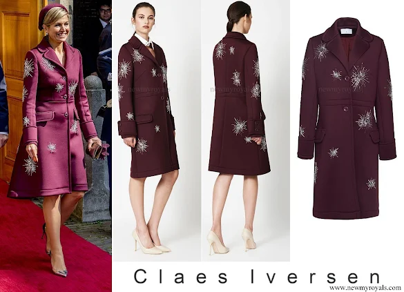 Queen Maxima wore Claes Iversen Sirius Coat