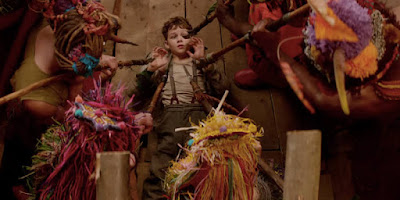 Peter gets pinned down by the tribe, Directed by Joe Wright
