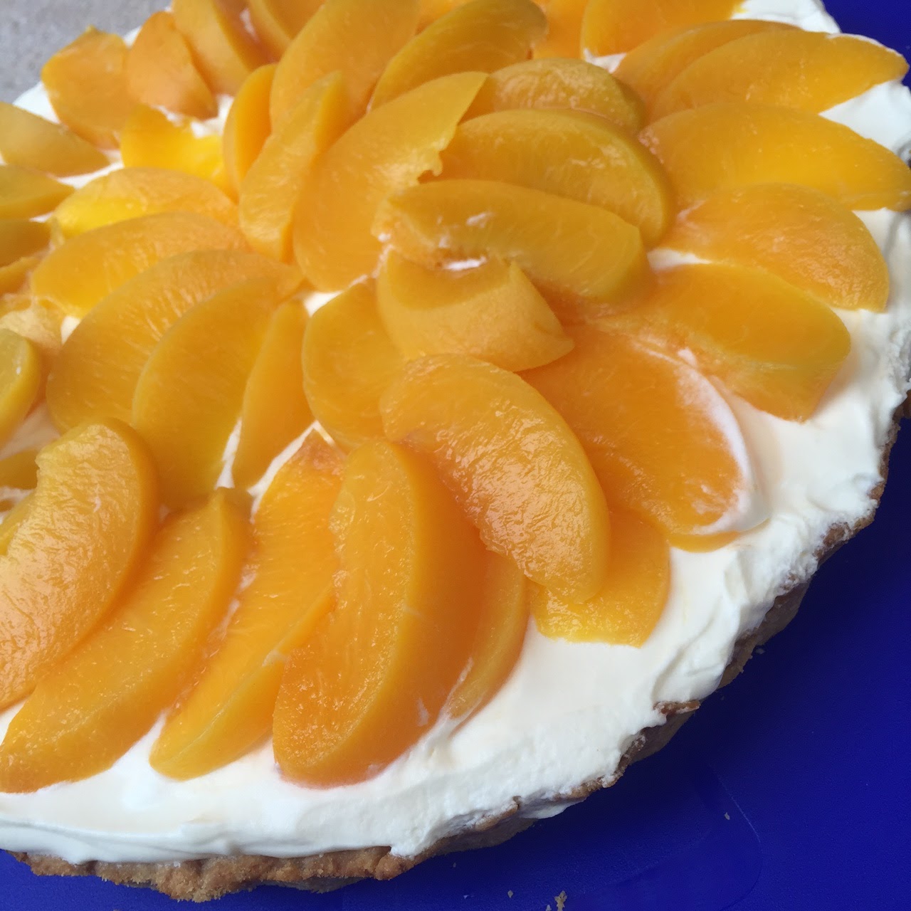 Schnatterjulchen: Pfirsich-Creme-Kuchen - perfekt für den Sommer