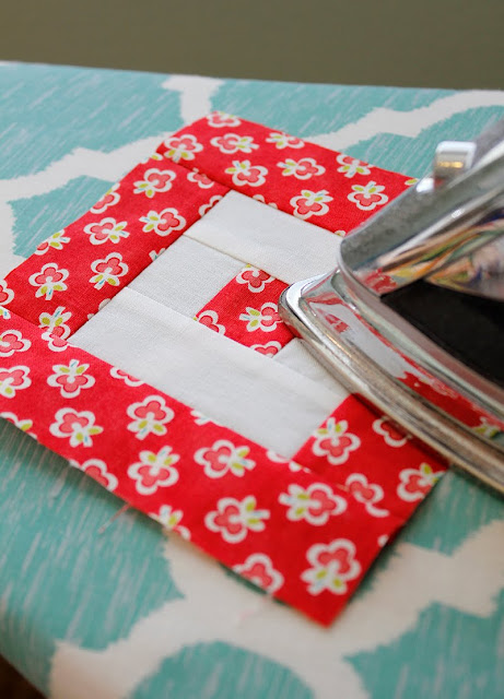 Love these little blocks from the Patchwork Quilt Along.  Free block pattern available!