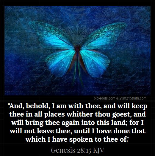 2 Timothy 215 Truth Verse of the Day Genesis 2815 KJV