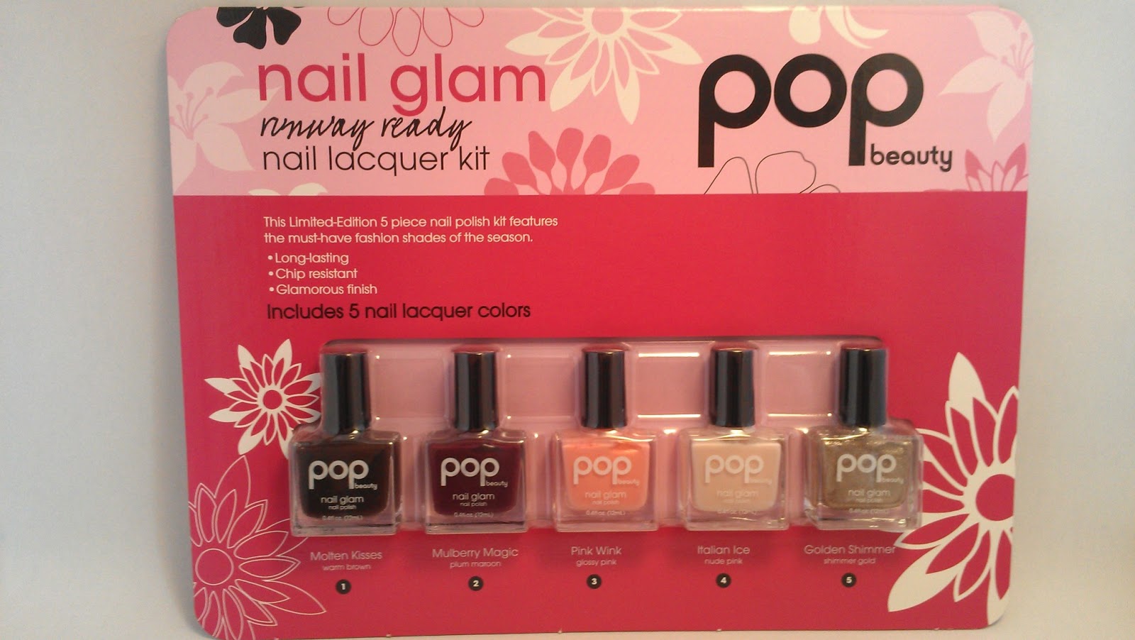rainysunraynails Pop Beauty Nail Glam kit from Costco Swatches