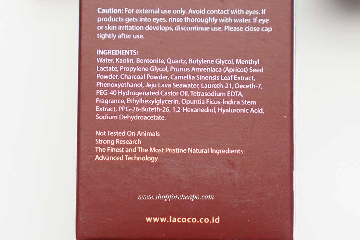 Review Lacoco Amazonian Charcoal Glow Mask