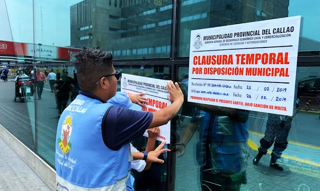 Municipio del Callao, ordena clausura temporal del aeropuerto Jorge Chávez por no colocar carteles contra la discriminación 