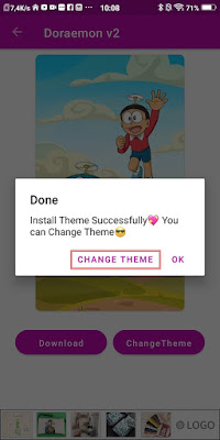 How to Change Vivo Theme Into a Free and Permanent Doraemon Theme 5