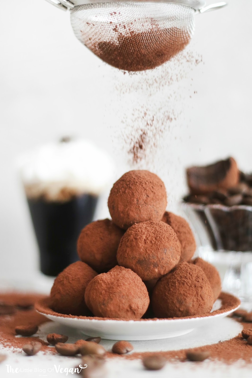 Vegan espresso truffles recipe | The Little Blog Of Vegan