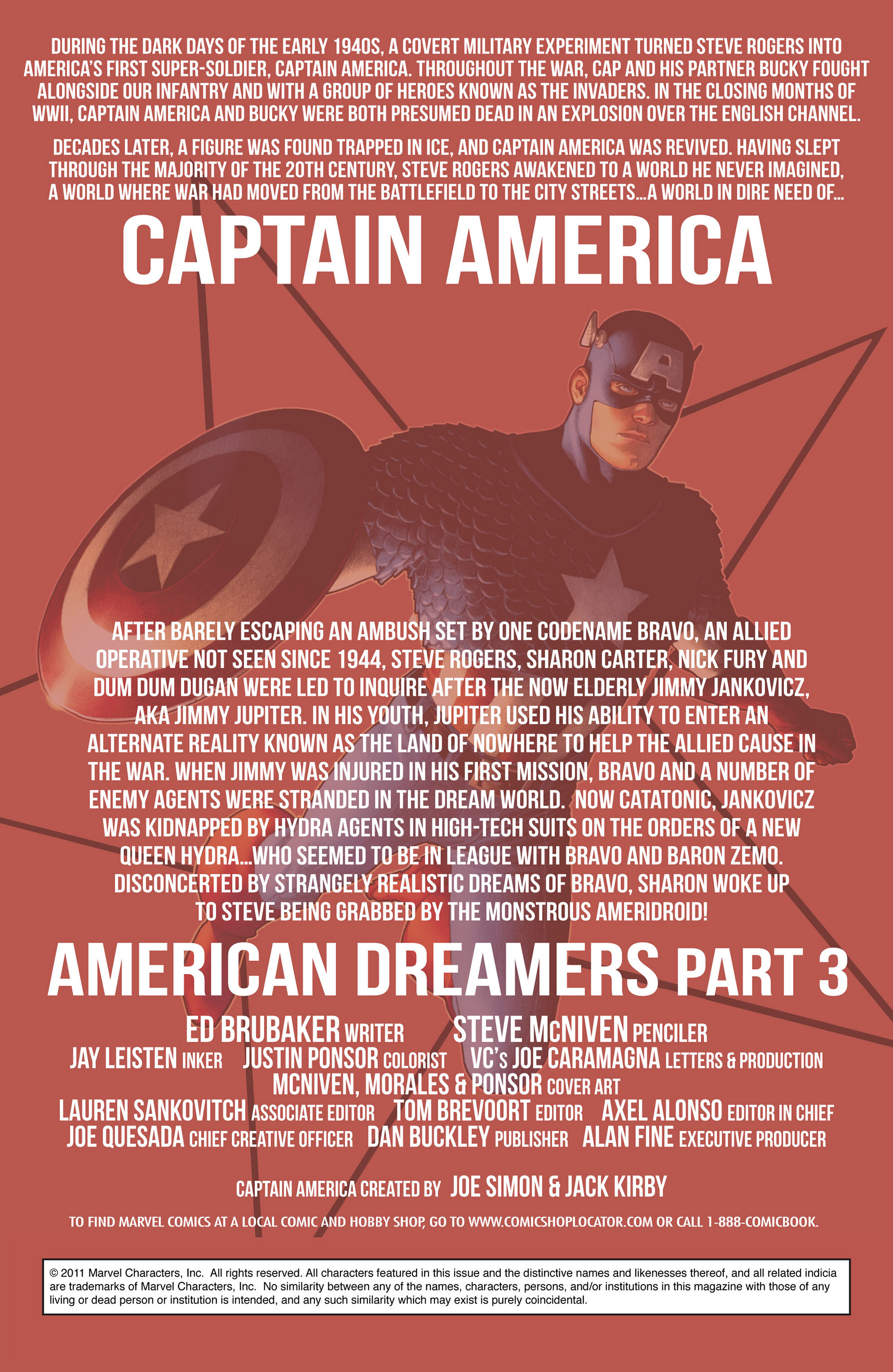 Read online Captain America (2011) comic -  Issue #3 - 2