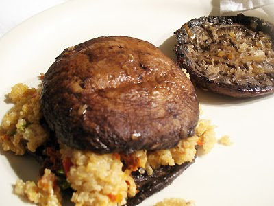 Portobello Quinoa Stuffed Sandwich