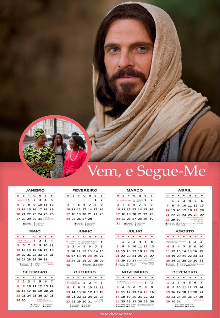 As Tontas Vão Ao Céu Calendário Anual Vem e SegueMe 2019
