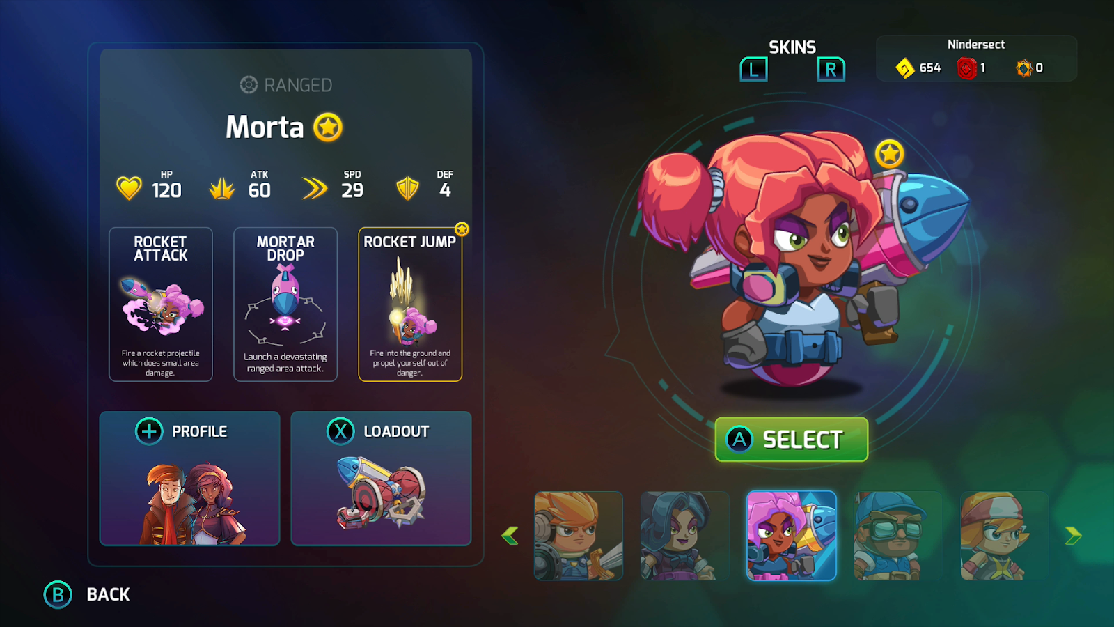 next up hero characters