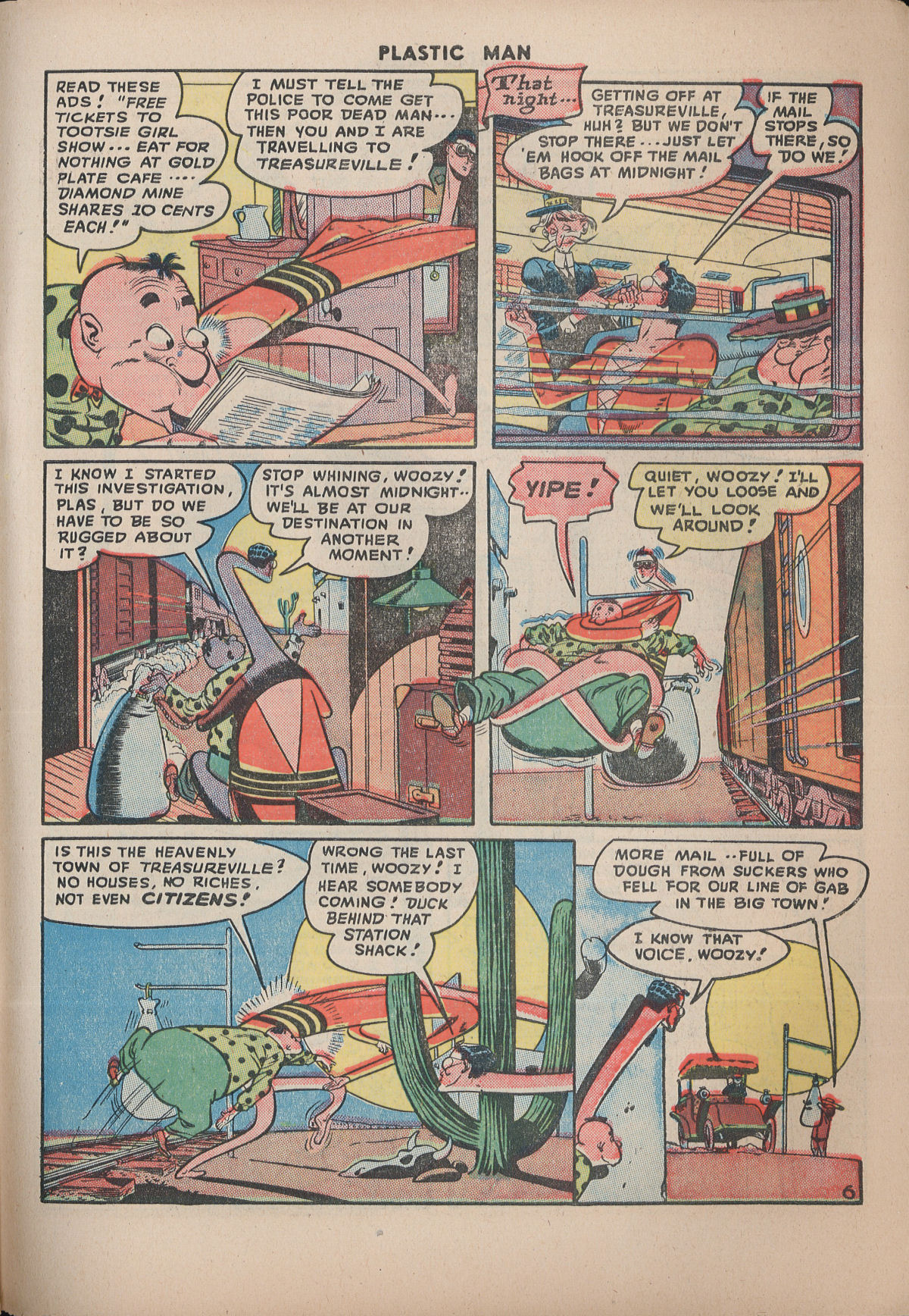 Read online Plastic Man (1943) comic -  Issue #11 - 41