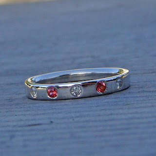 padparadscha sapphire ring