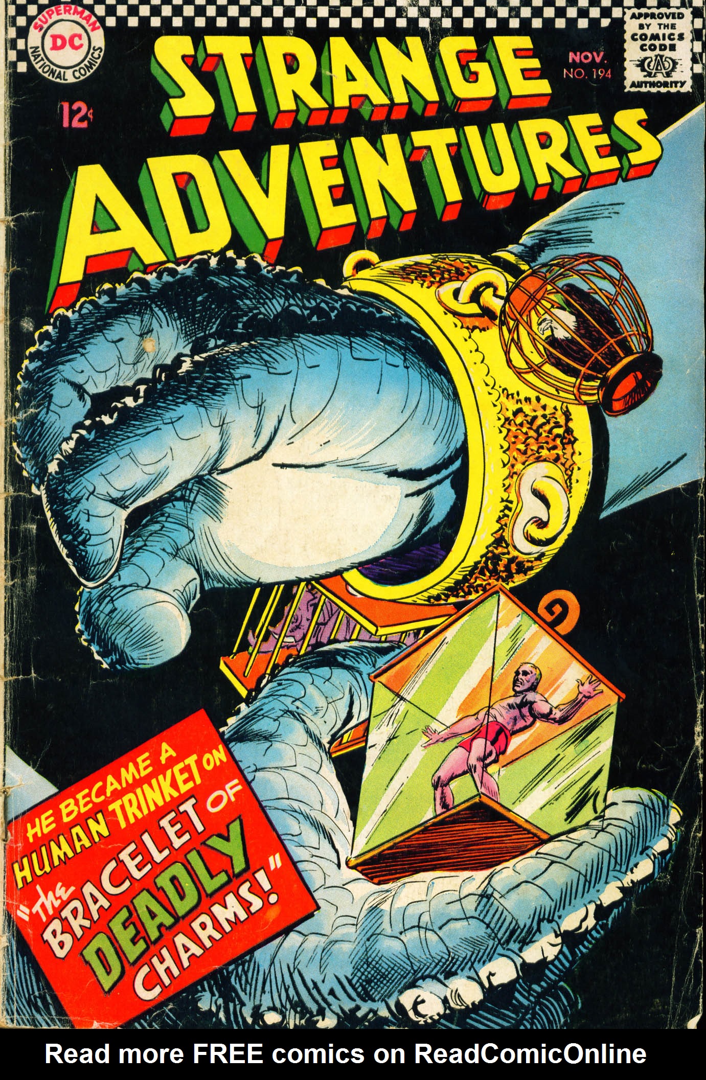 Read online Strange Adventures (1950) comic -  Issue #194 - 1