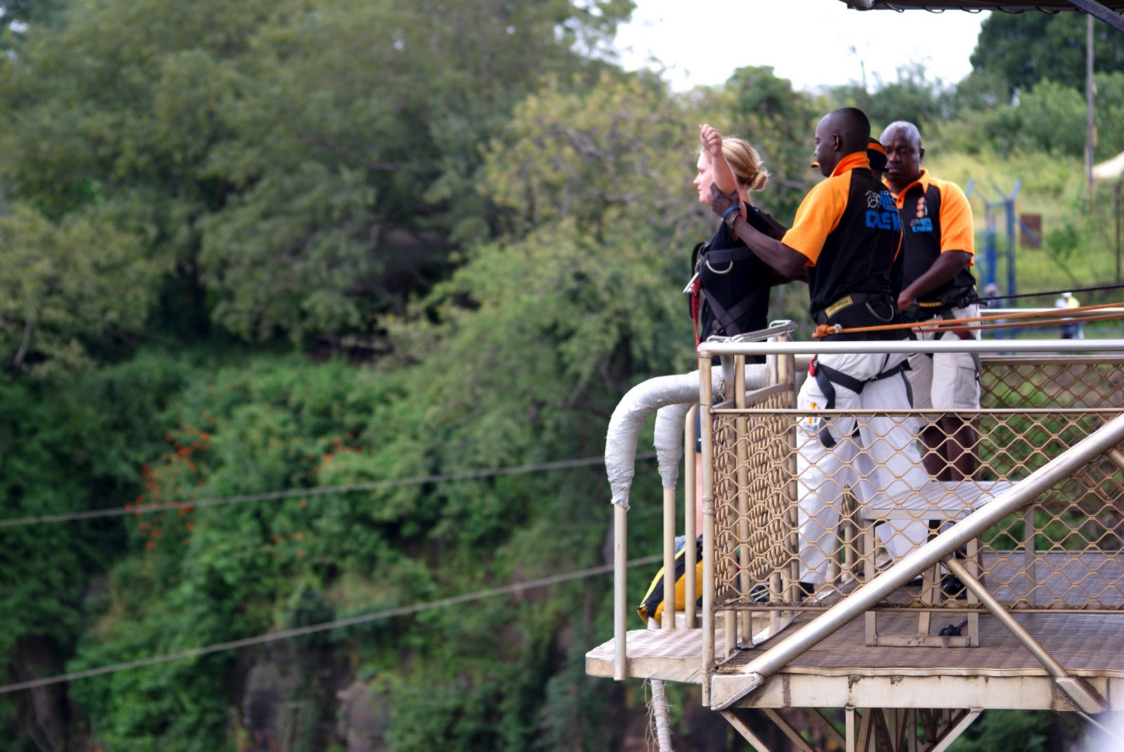 Mitt liv i Zambia Bungee Jumping at Victoria falls!!!