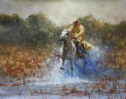 Robert Hagan 1947 | Australian Impressionist painter | Western painting