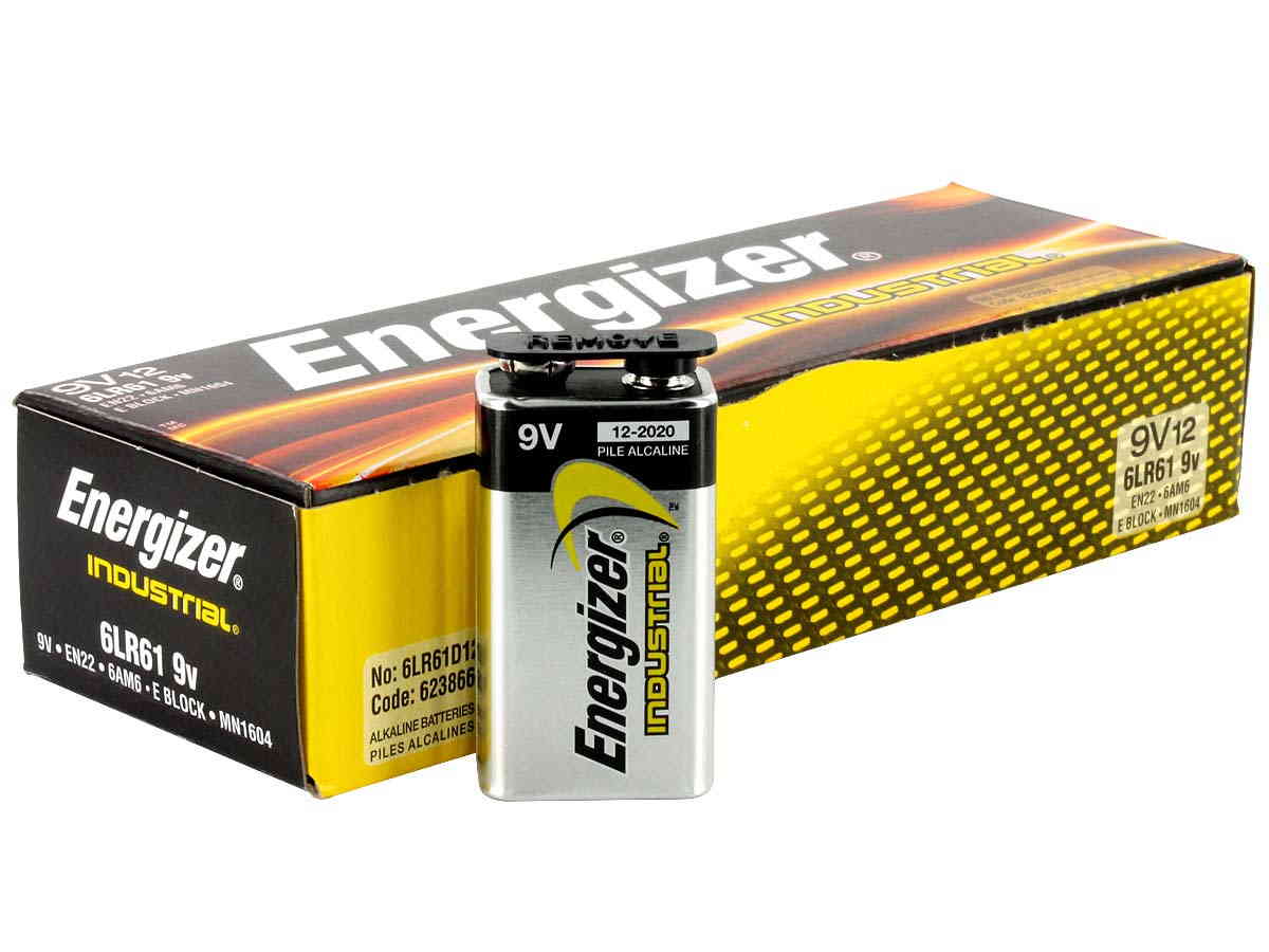 The Boxer Report Energizer Industrial 9V Alkaline Battery 12 Pack EN22