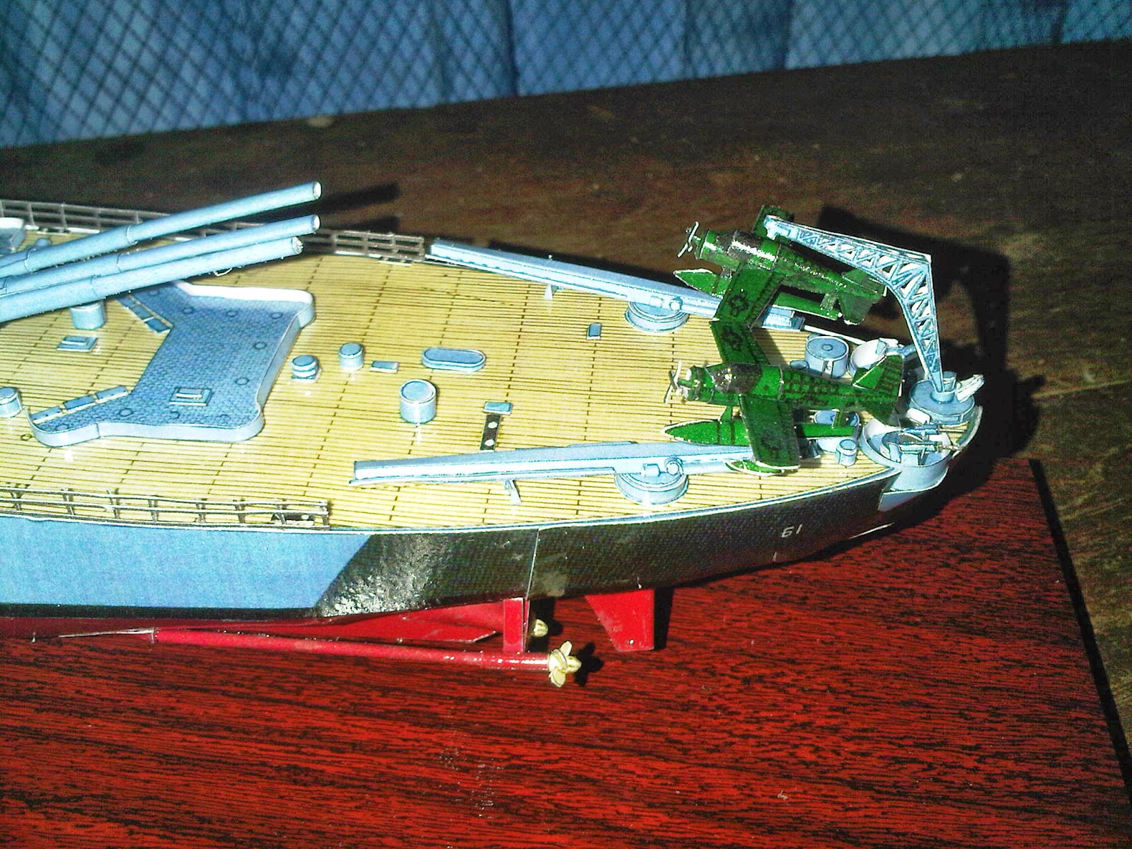 Papermodel Kapal Perang & Lain2 Papercraft USS Iowa (BB61)