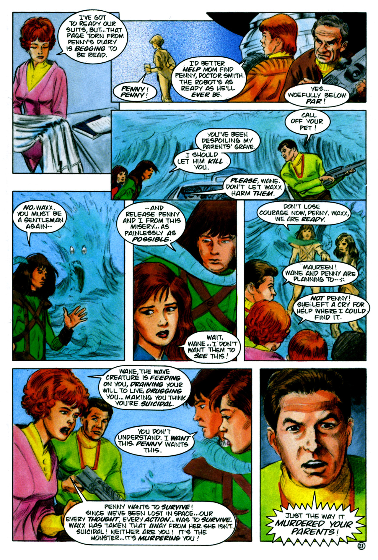 Read online Lost in Space (1991) comic -  Issue #8 - 22