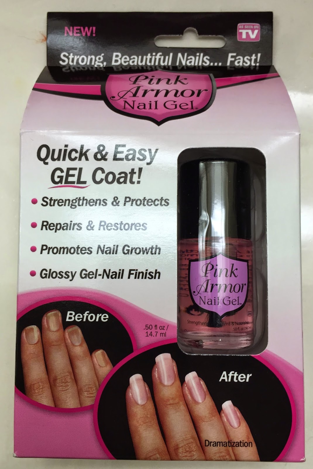 Pink Armor Nail Gel Review RixiePixie