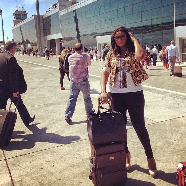 Omotola in cyprus omotola jalade cyprus