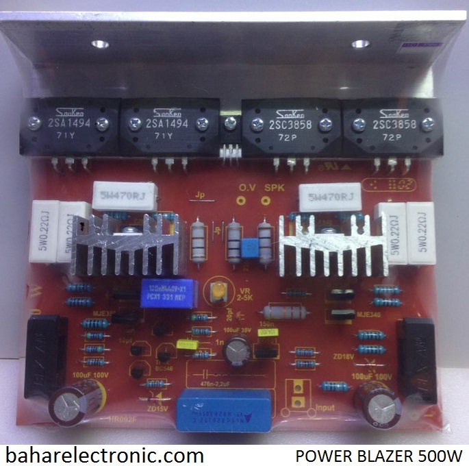 Cara Paralel TR Final Power Blazer 500W