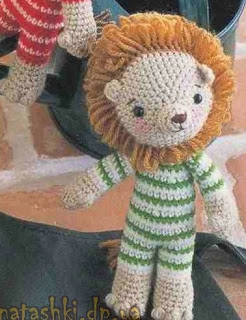 PATRON GRATIS LEON AMIGURUMI 