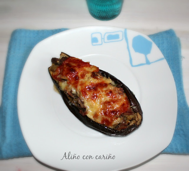 Berenjenas rellenas carne