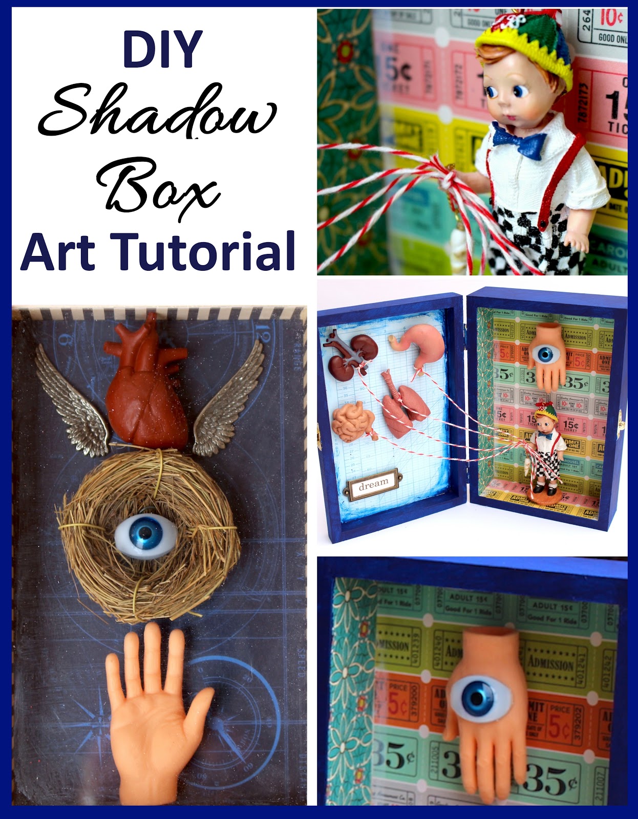 Unique DIY Shadow Box Art Tutorial