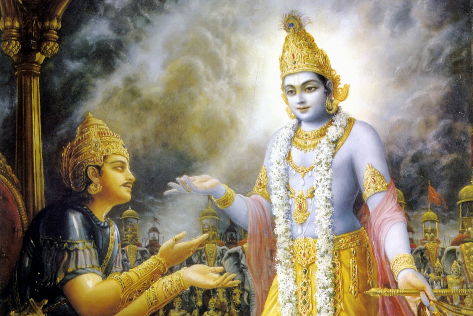 Shri Krishna Arjun yudh Hindi Story