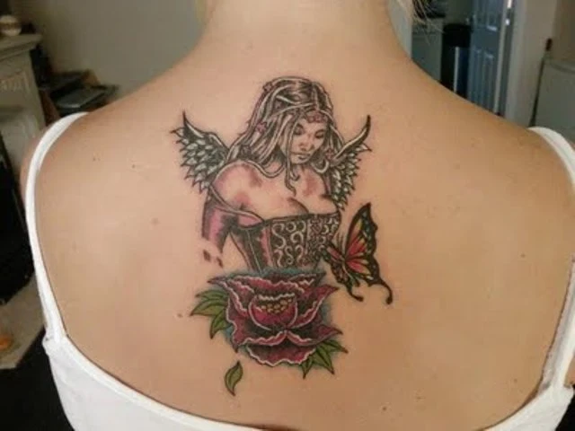 tatuajes de angeles de la guarda para chicas