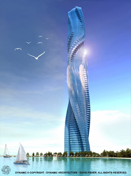 World Visits Rotating Tower Dymanic Architecture In Dubai