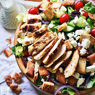 Gyros Salad with Chicken