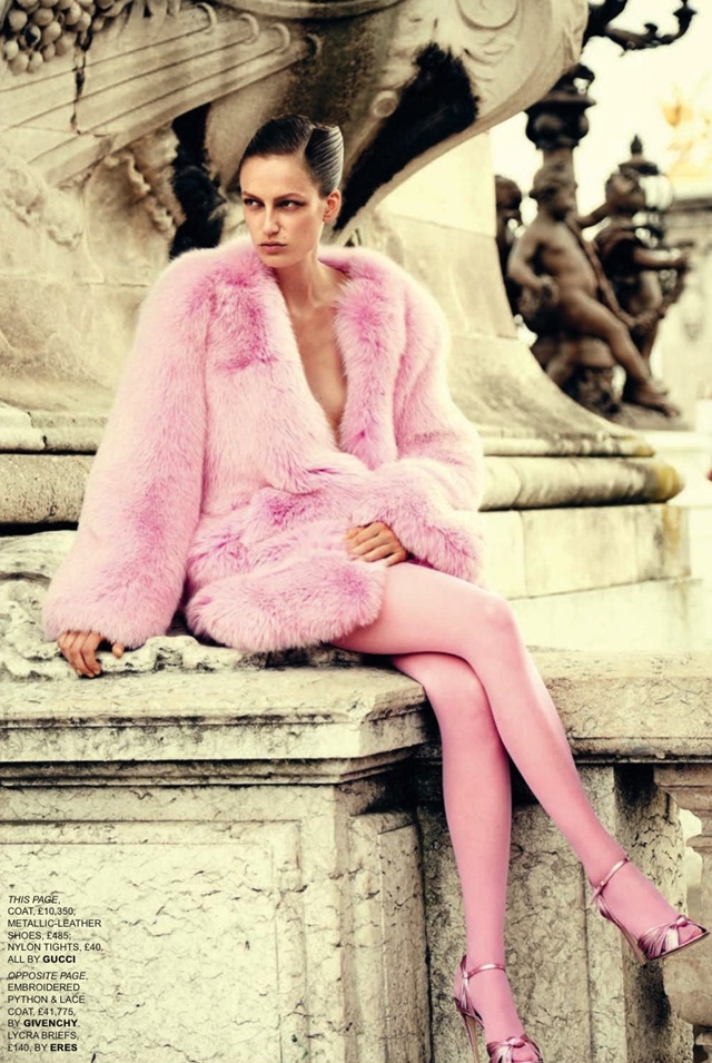 Terne: Pink Fur by Gucci