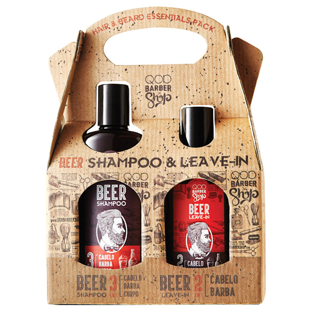 Conheça o Kit QOD Barber - Shop Shampoo de Cerveja 3 em 1 + Leave-In