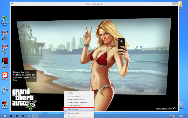 buka task manager pada gta5