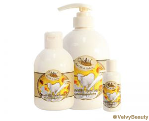 Rahasia kulit putih halus dan sehat dengan Velvy Goat’s Milk Shower Cream Royal Jelly dan Sun Flower