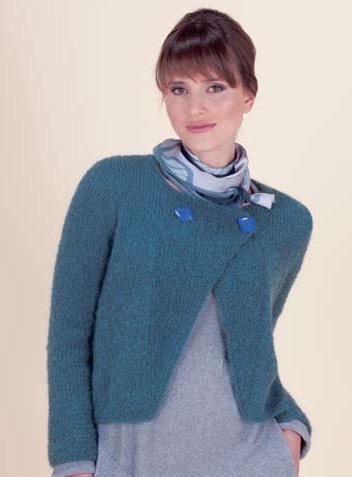 Crafty Frog Free Pattern 12 Ply Mohair Cardigan