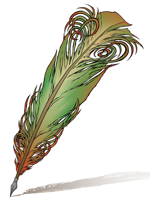 A Wolf Illustrations Blog Feather Quill Pen a-wolf-illustrations-blog-feather-quill-pen