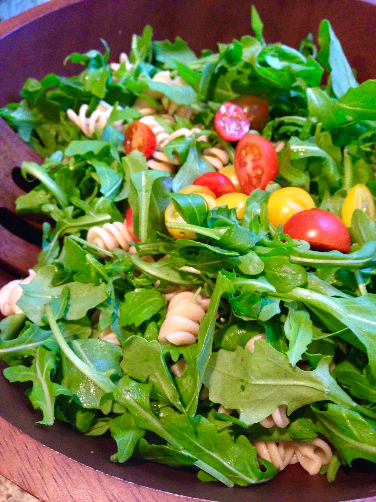 SALTWATER SEASONING Goat Cheese & Arugula Pasta Salad