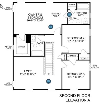 Sienna pulte plan homes floor Building Our Ryan Homes Florence Elevation L: Our Florence Floorplan